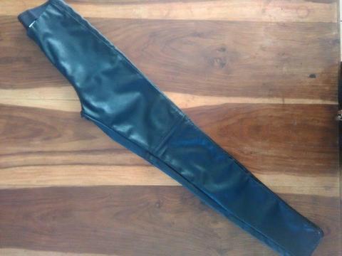 H&M - Black faux leather leggings. Brand new. Size 30(it's a very tight fit). R180.00