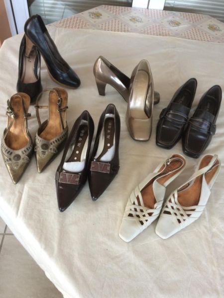 Various ladies fashion shoes