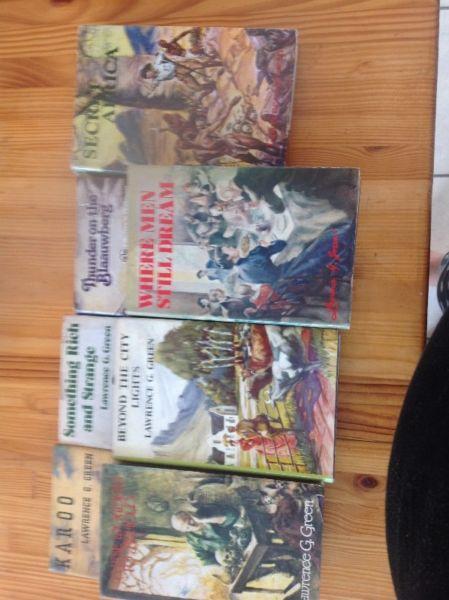 Books on South Africa during by Lawrence G Green R100each