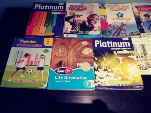 Grade 7 Textbooks for sale