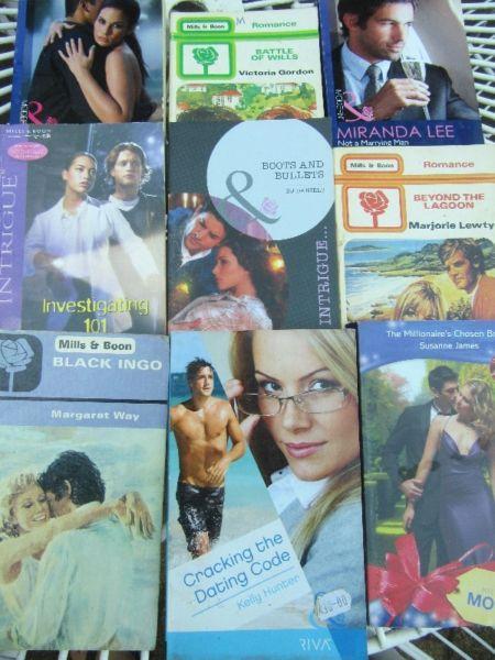 Mills and Boons soft cover novels