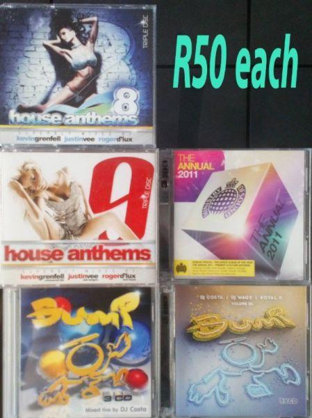 Music CD's - 3 disk packs