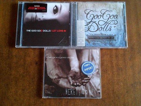 3 Goo Goo Dolls CDs R220 negotiable for all three