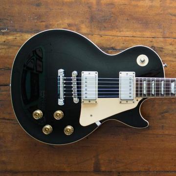 2000 Gibson Les Paul Standard Ebony Black Electric Guitar