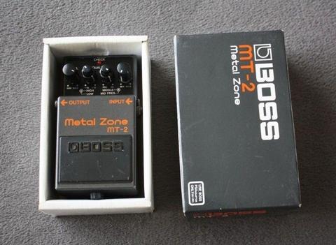 Boss MT-2 Metal Zone Guitar Effects Pedal (with Box)