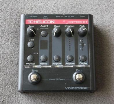 TC Helicon Correct XT VoiceTone Vocal/Guitar Pedal