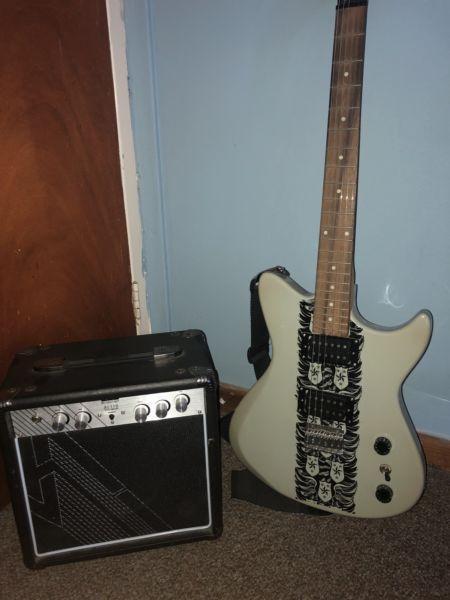 Electric guitar and amp for sale