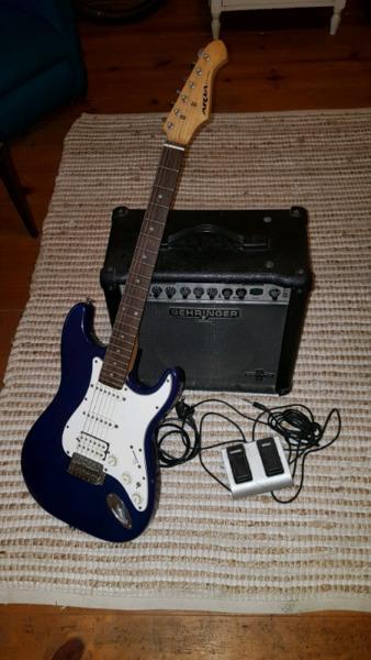 Electric Guitar and 30 Wat amp