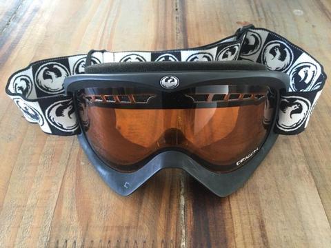Dragon Dx Black Snowboard Goggles