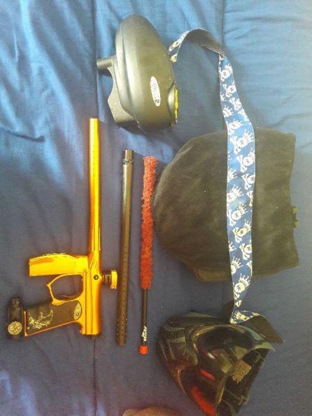 Paintball gear for sale or trade for decent scooter/motorbike
