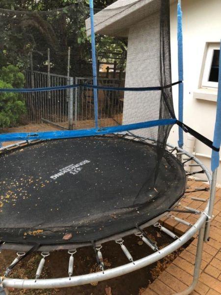 Large Bounceking Trampoline with Safety Net