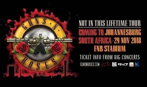 Guns n Roses JHB Tickets