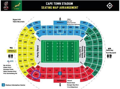 4x CPT Sevens Rugby tickets for SAT & SUN - R5000
