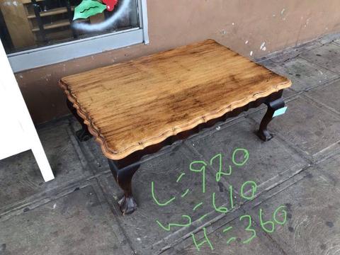 Kiaat wood coffee table