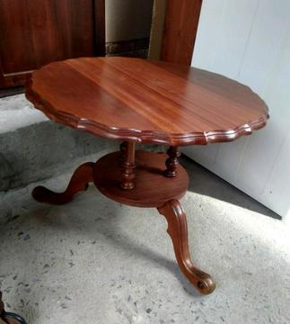 Antique imbuia side table