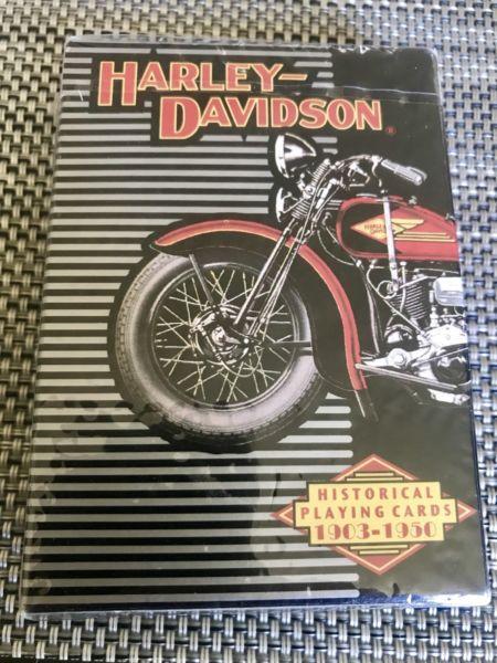 Harley Davidson playing cards