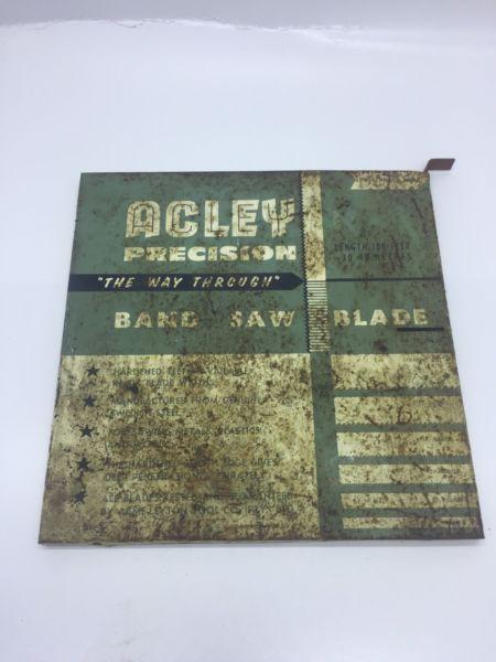 Vintage Advertising- Band Saw blade in original tin box