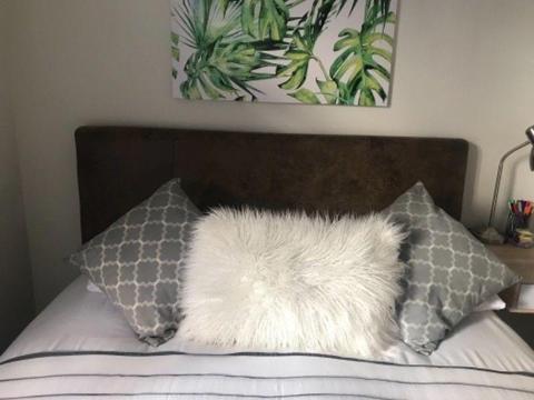 Queen bed with base for sale