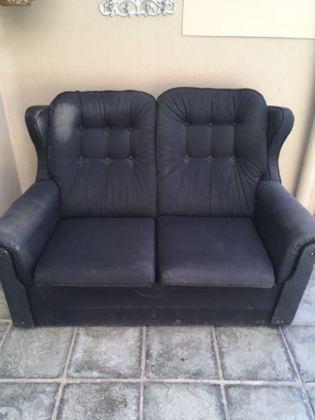 Black couch R500