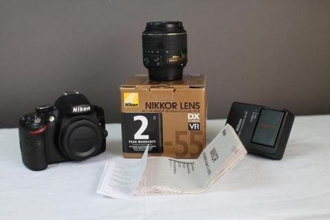 24Mp Nikon D3200 with Image Stabilizer 18-55mm G VR lens. R4200