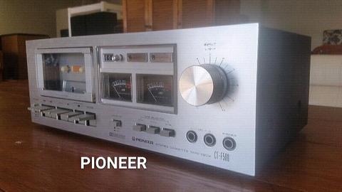 ✔ PIONEER Stereo Cassette Player CT-F500 (circa 1975)