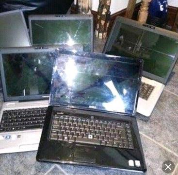 cash paid for broken/faulty/unwanted laptops
