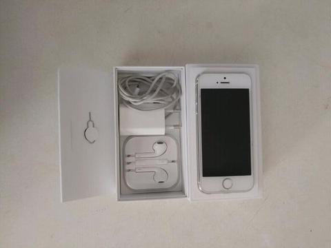 Iphone 5s 16GB silver with box and accessories