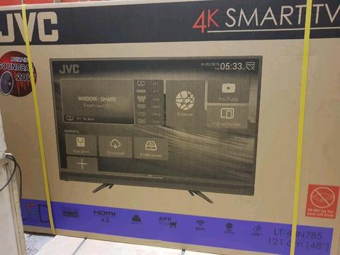 48 inch JVC Smart TV built-in Wi-Fi and soundbar for sale