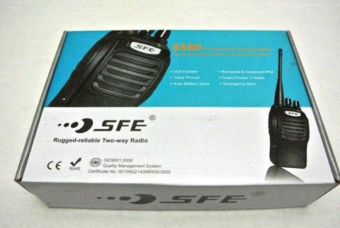 Rugged-Reliable Two-Way Radio SFE S580 _4 Units Available
