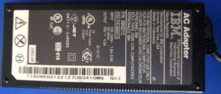 USED Power Supply Adapters - IBM Lenovo 16 Volt 4.5 Amp for Notebooks and Laptops