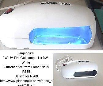 Rapidcure 9W UV PNI Gel LampWhite for nails