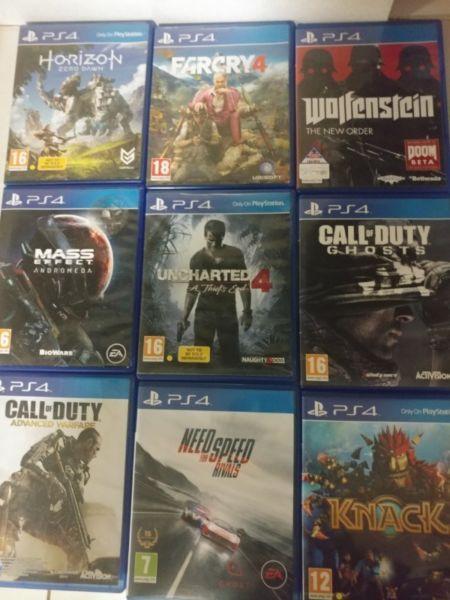 Ps4 games for sale 200 each or swap