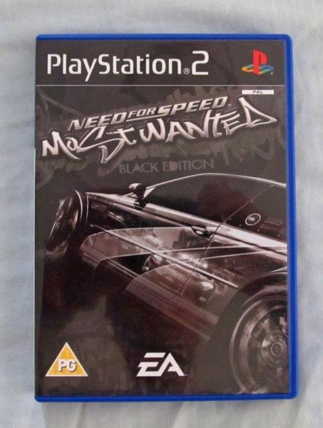 Need for Speed Most Wanted Black Edition - New (PS2)