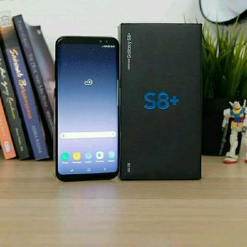 64GB SAMSUNG GALAXY S8 PLUS MIDNIGHT BLACK IN THE BOX - TRADE INS WELCOME