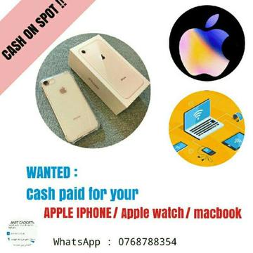 CASH PAID ON THE SPOT FOR YOUR PHONE - IPHONE/ SAMSUNG/ HUAWEI/ LG