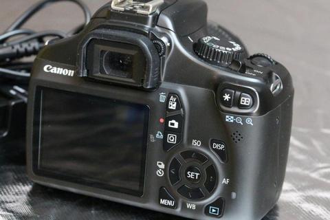 Canon 1100D camera with Canon 50mm f1.8