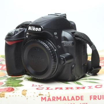Nikon D3100 with 18-55mm G ED VR image stabilizer lens