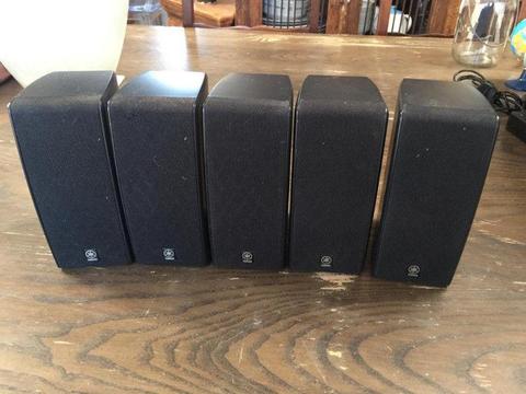 Yamaha 5 speaker surround sound package - Please note SPEAKERS ONLY