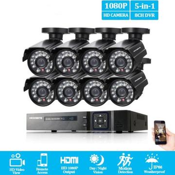CCTV Surveillence Recorder 8ch X AHD DVR Security CCTV Standalone Video Recorder P2P Icloud Network