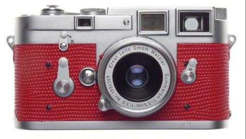 Just Serviced Leica M3 RED rangefinder 35mm film camera Summaron 1:3.5/35mm