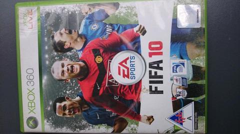 Xbox 360 Fifa 10 Replacement case and booklet