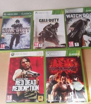 Xbox 360 games R100 each