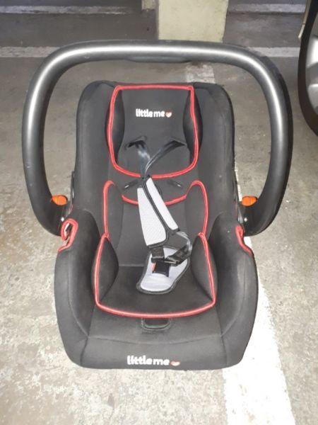 Baby car seat in as new condition, used only a few times