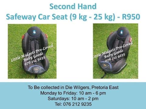 Second Hand Safeway Naughty Boy Car Seat (9 kg - 25 kg)