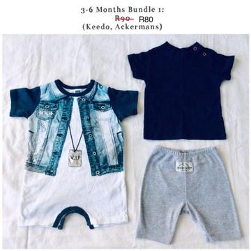 PRICES REDUCED- Boys 3-6 Month Clothing