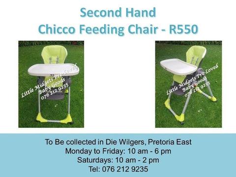 Second Hand Chicco Feeding Chair