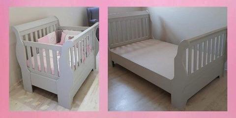 Cot Converts to 3/4 bed