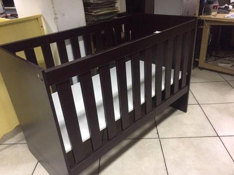 Baby Cot in Brown