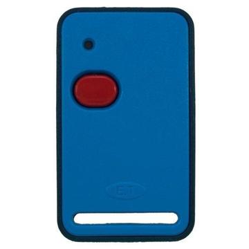 ET Blue 1 button dual code remote transmitter (NEW)