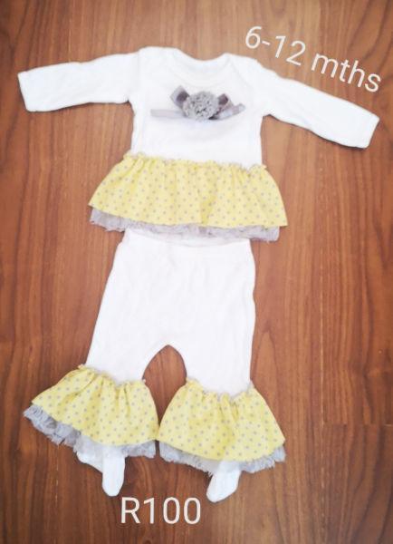 6-12 months girl clothing